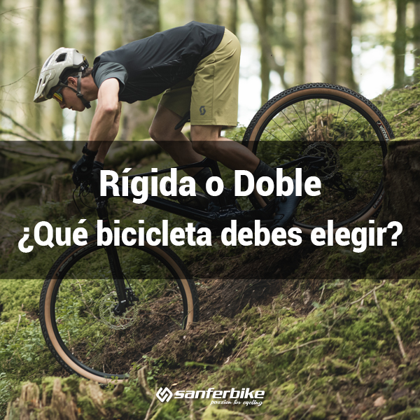 La eterna duda al comprar una mountain bike: ¿rígida o doble suspensión?